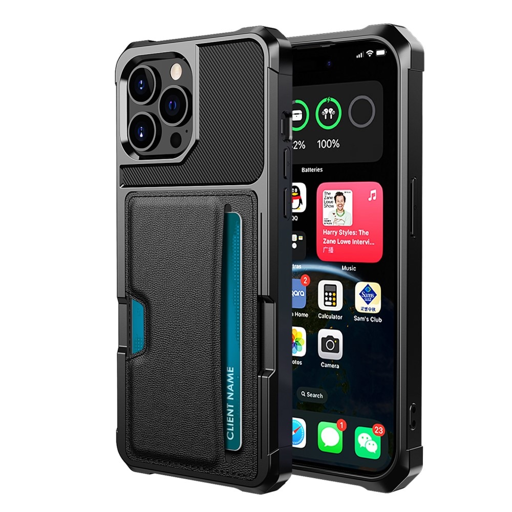 Tough Card Case iPhone 15 Pro Max svart