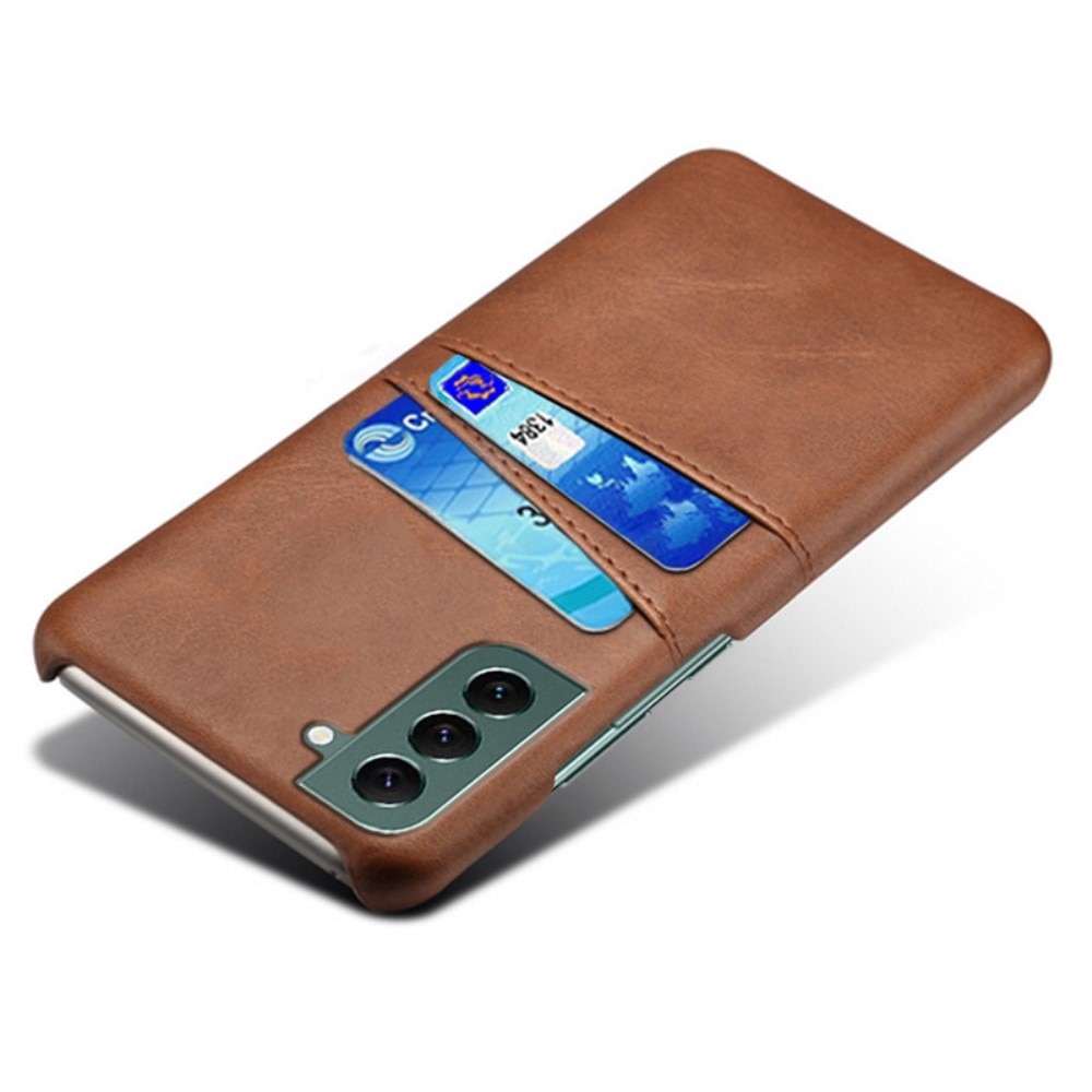 Card Slots Case Samsung Galaxy S25 Ultra brun