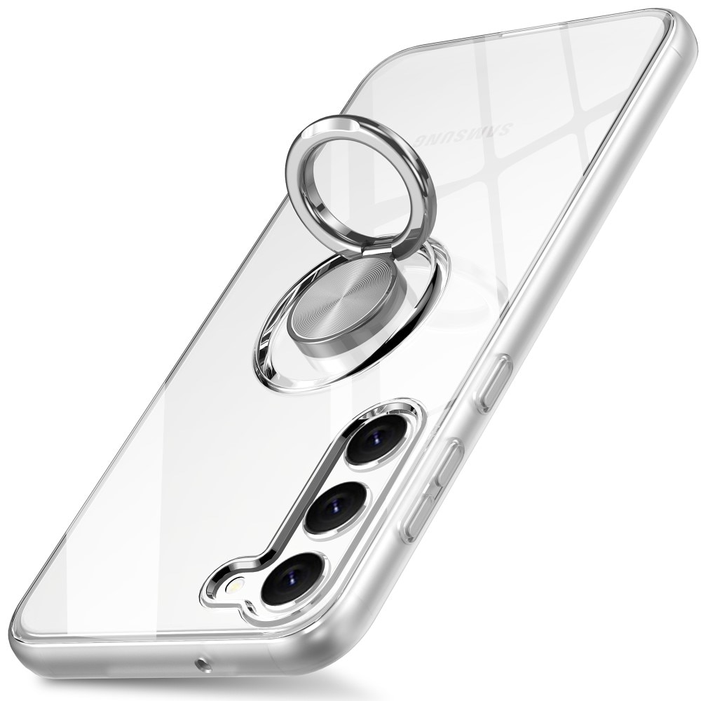 TPU Skal Finger Ring Kickstand Samsung Galaxy S24 Plus transparent