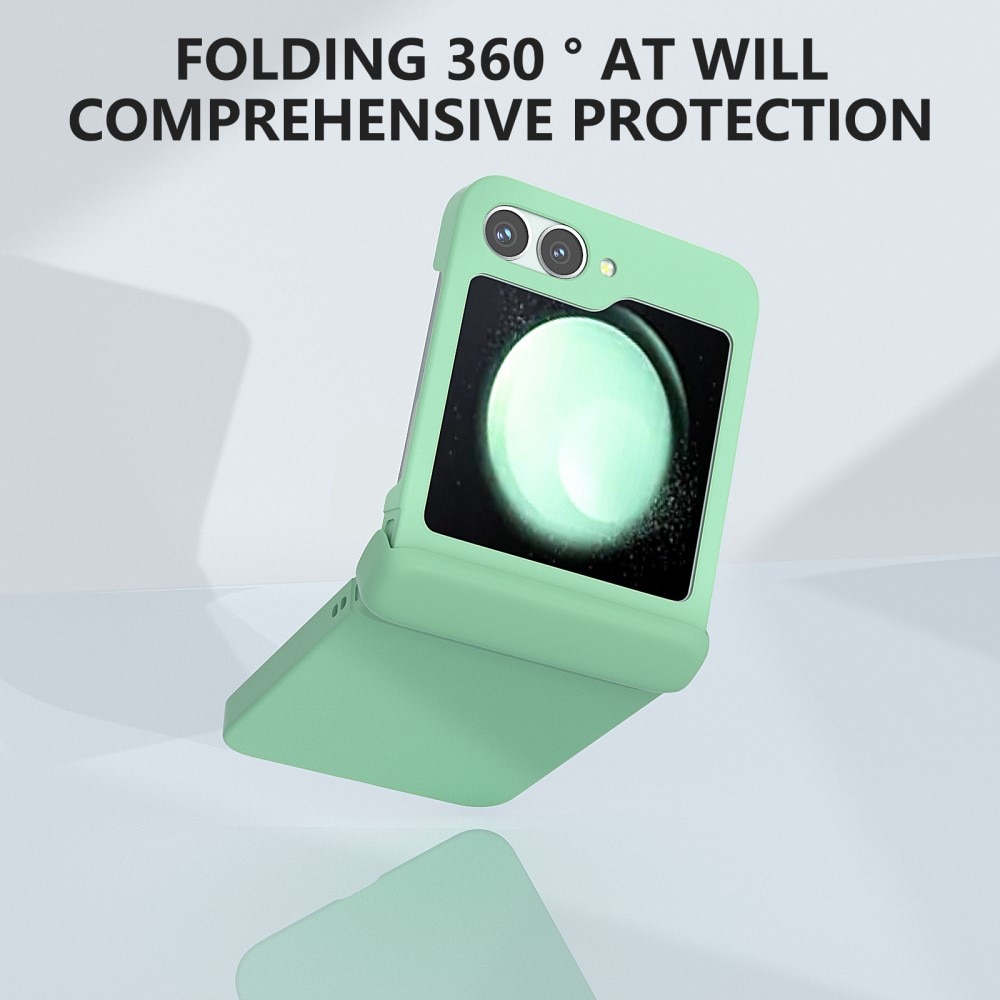 Hårdskal Gummerat Hinge Protection Samsung Galaxy Z Flip 6 grön