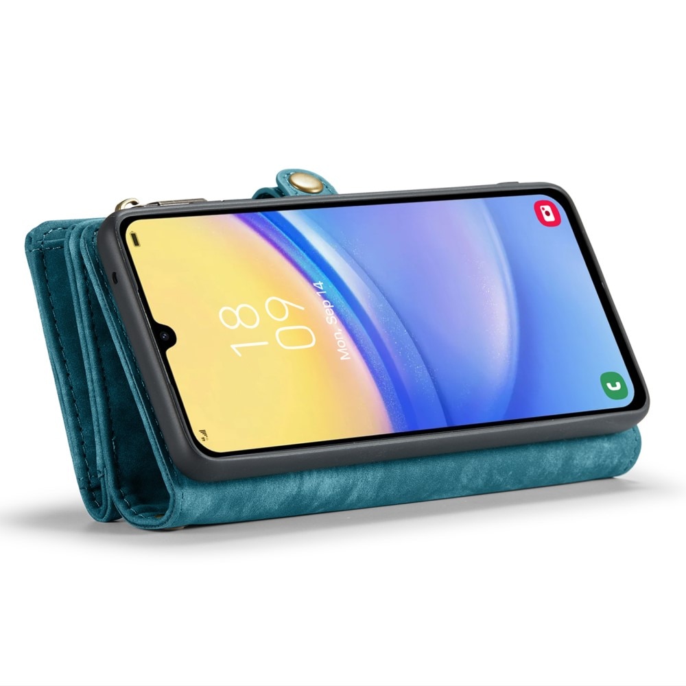 Multi-slot Plånboksfodral Samsung Galaxy A05s blå