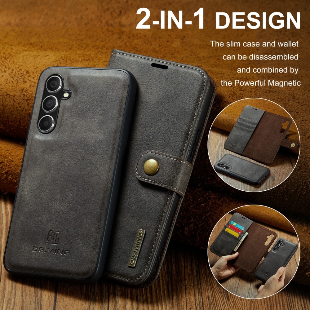 Magnet Wallet Samsung Galaxy A15 Brown