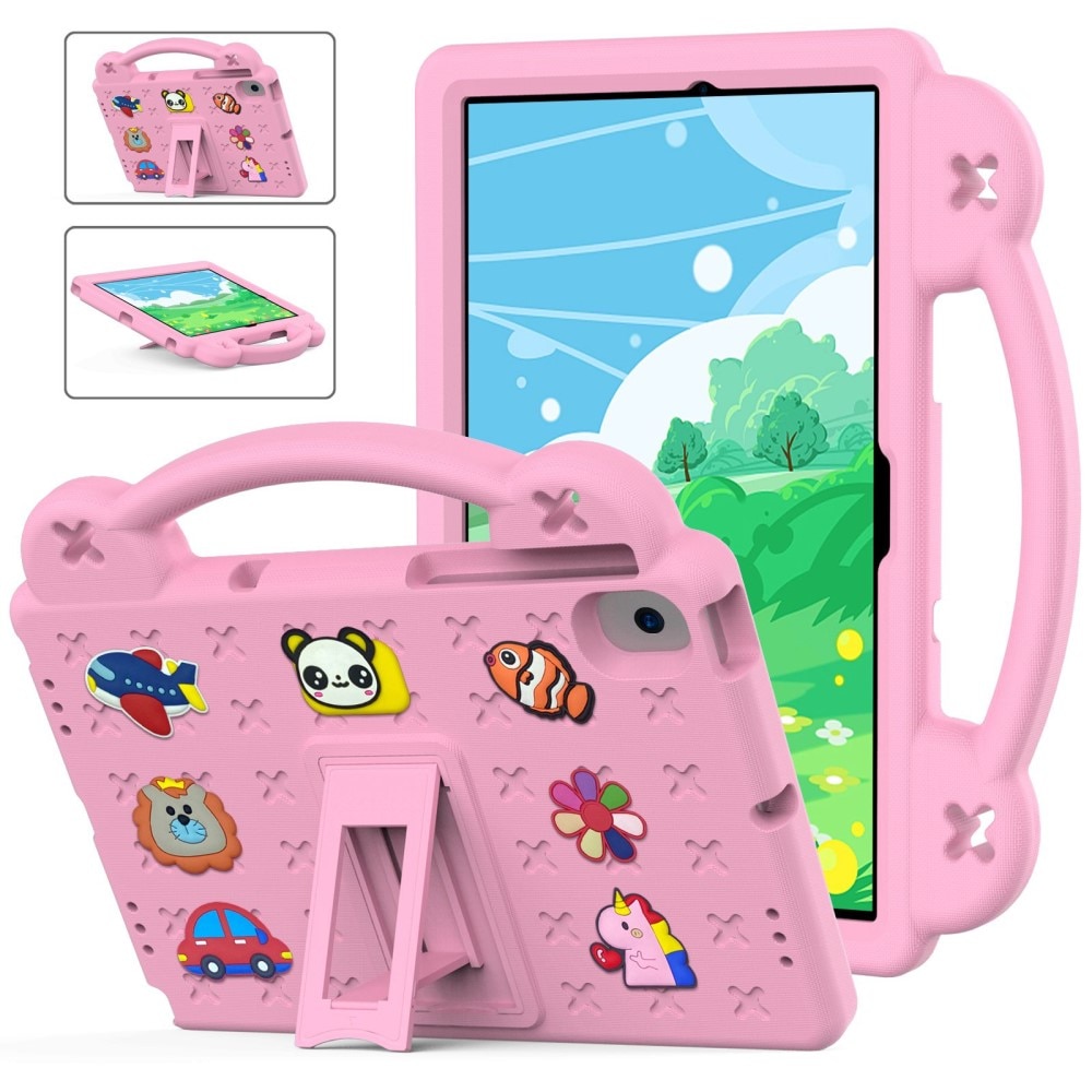 Barnskal med figurer och ställ Samsung Galaxy Tab A8 10.5 rosa