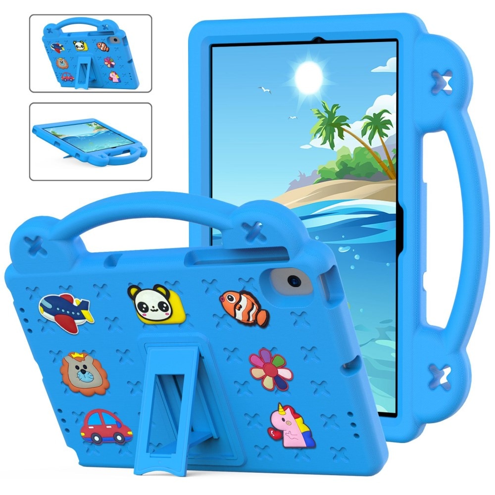 Barnskal med figurer och ställ Samsung Galaxy Tab A8 10.5 blå