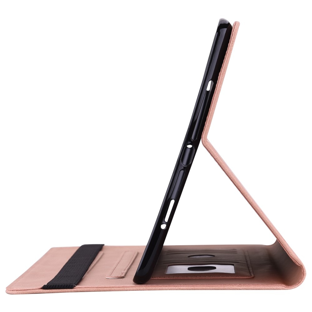 Läderfodral Fjärilar Lenovo Tab M10 5G rosa