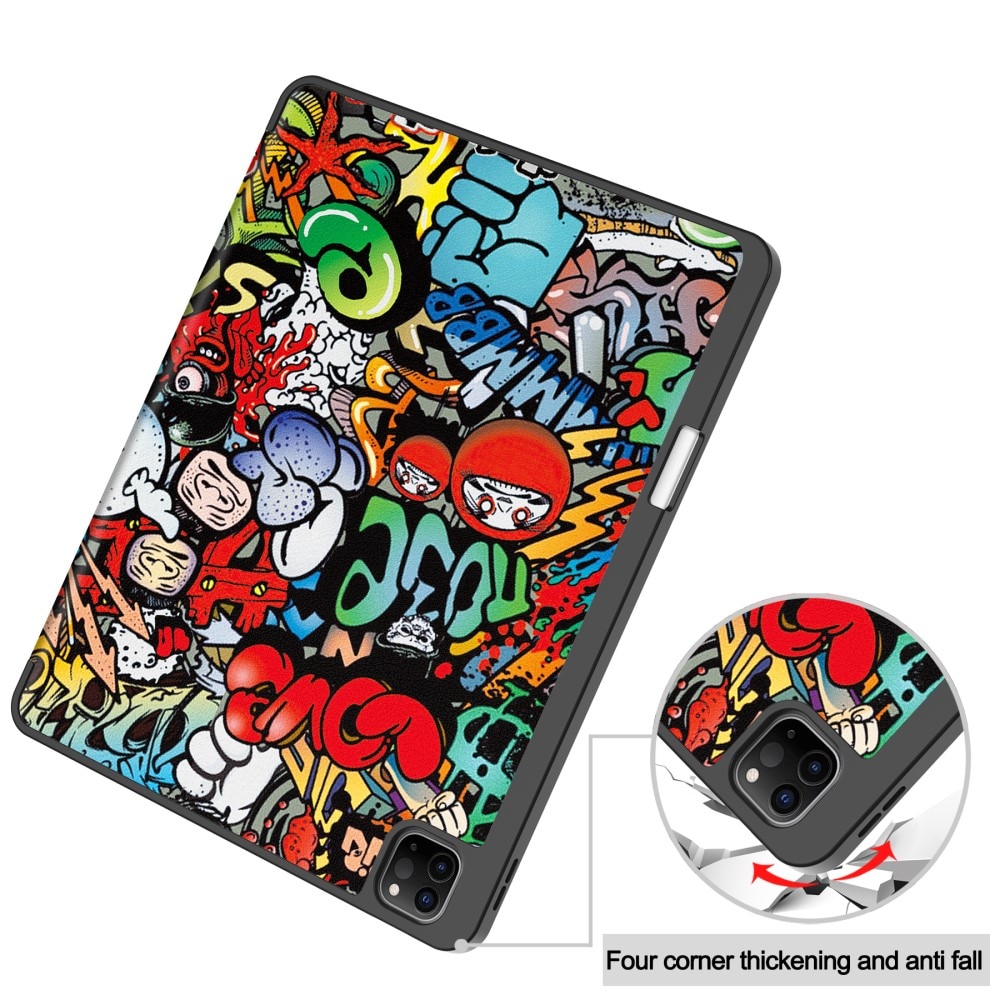 Fodral Tri-fold Apple iPad Air 13 (2024) Graffiti