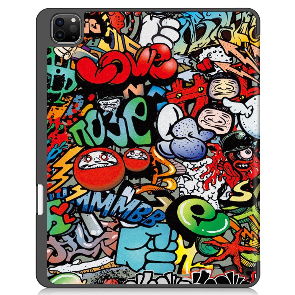 Fodral Tri-fold Apple iPad Air 13 2nd Gen (2025) Graffiti