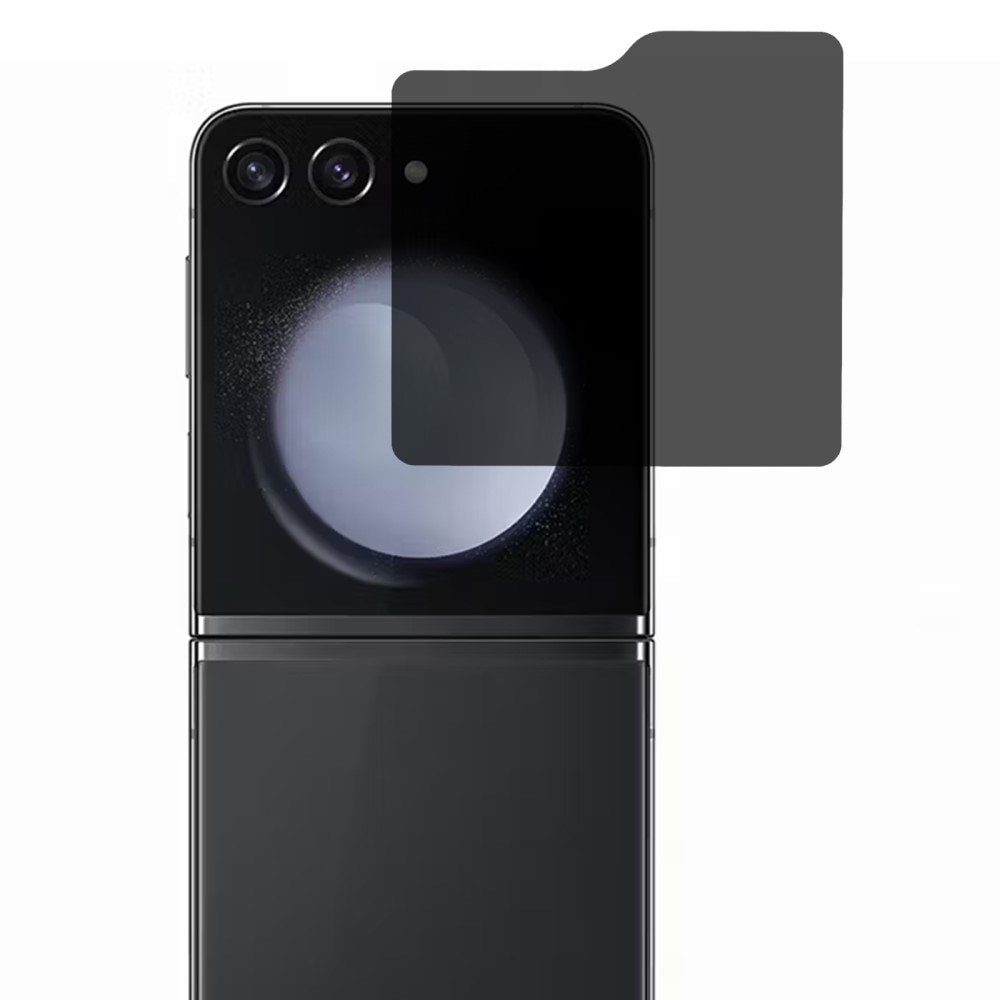 Privacy Härdat Glas Ytterskärmskydd Samsung Galaxy Z Flip 6