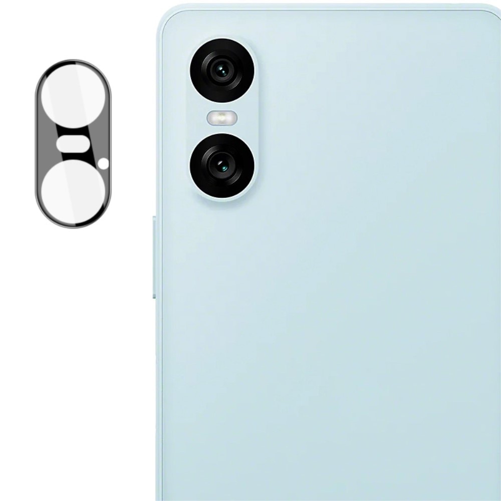 Härdat Glas 0.2mm Linsskydd Sony Xperia 10 VI Svart