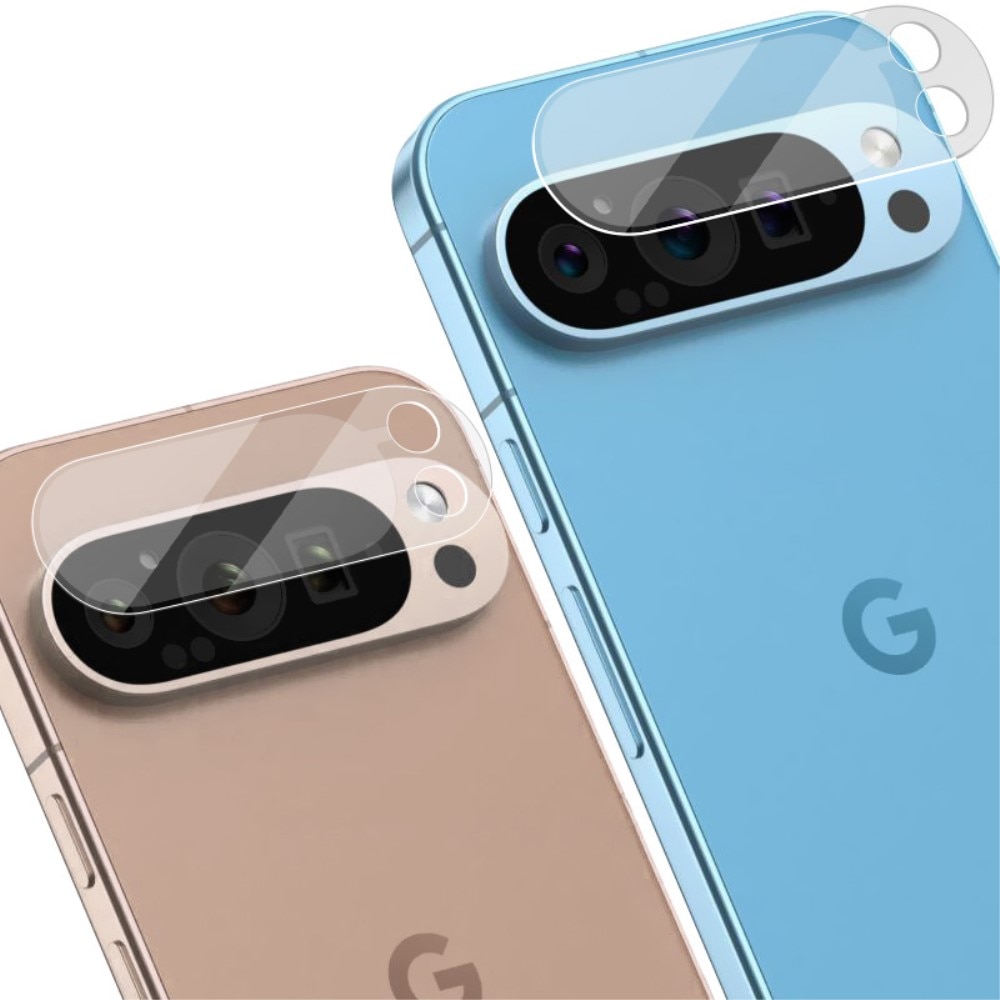 2-pack Härdat Glas Kameraskydd Google Pixel 9 Pro transparent