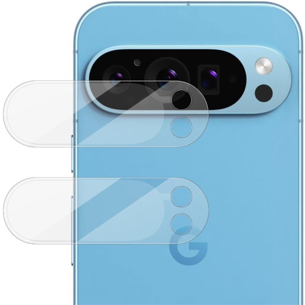 2-pack Härdat Glas Linsskydd Google Pixel 9 Pro transparent