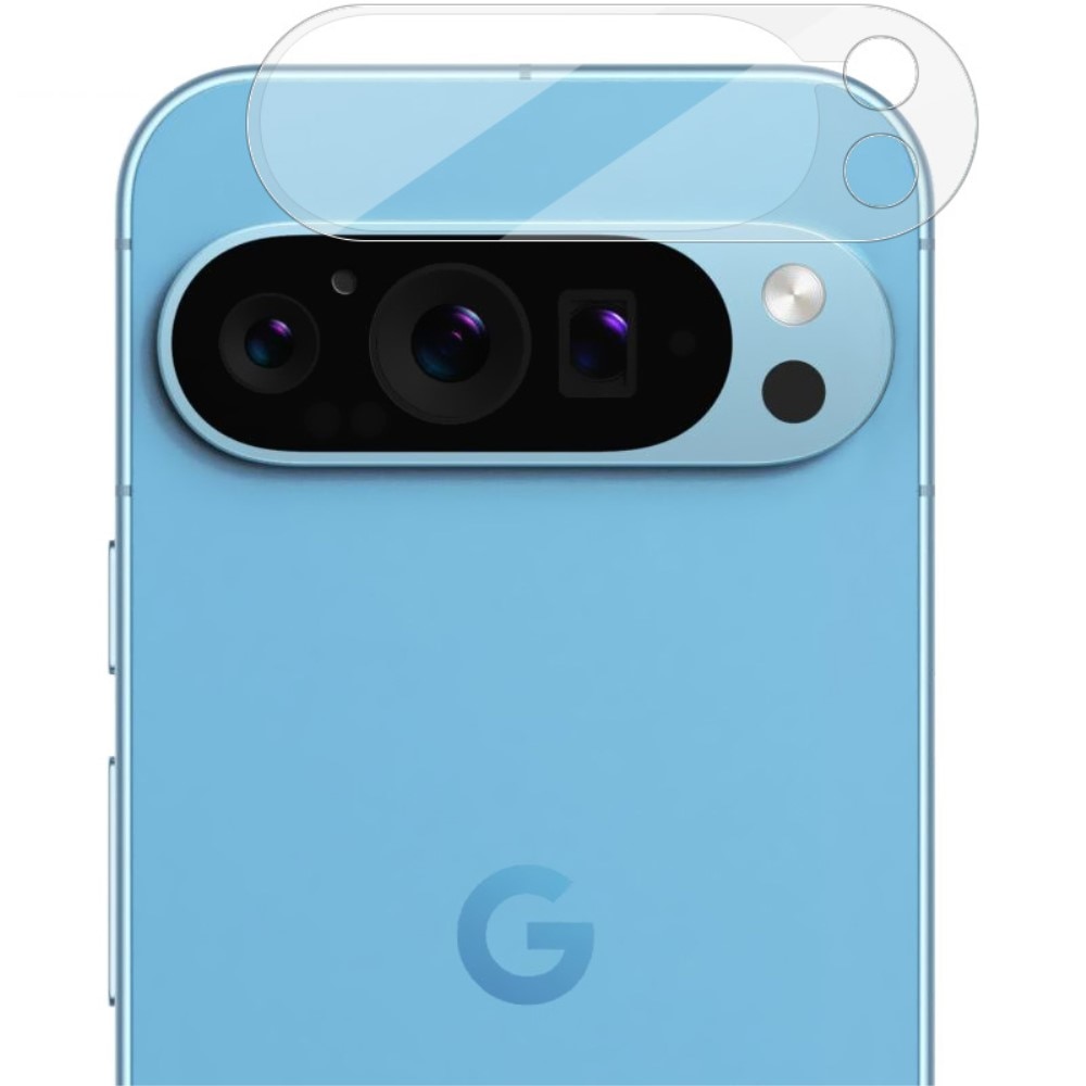 2-pack Härdat Glas Kameraskydd Google Pixel 9 Pro transparent