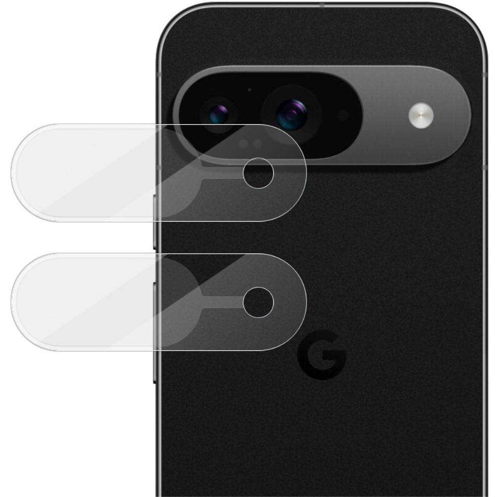 2-pack Härdat Glas Linsskydd Google Pixel 9 transparent