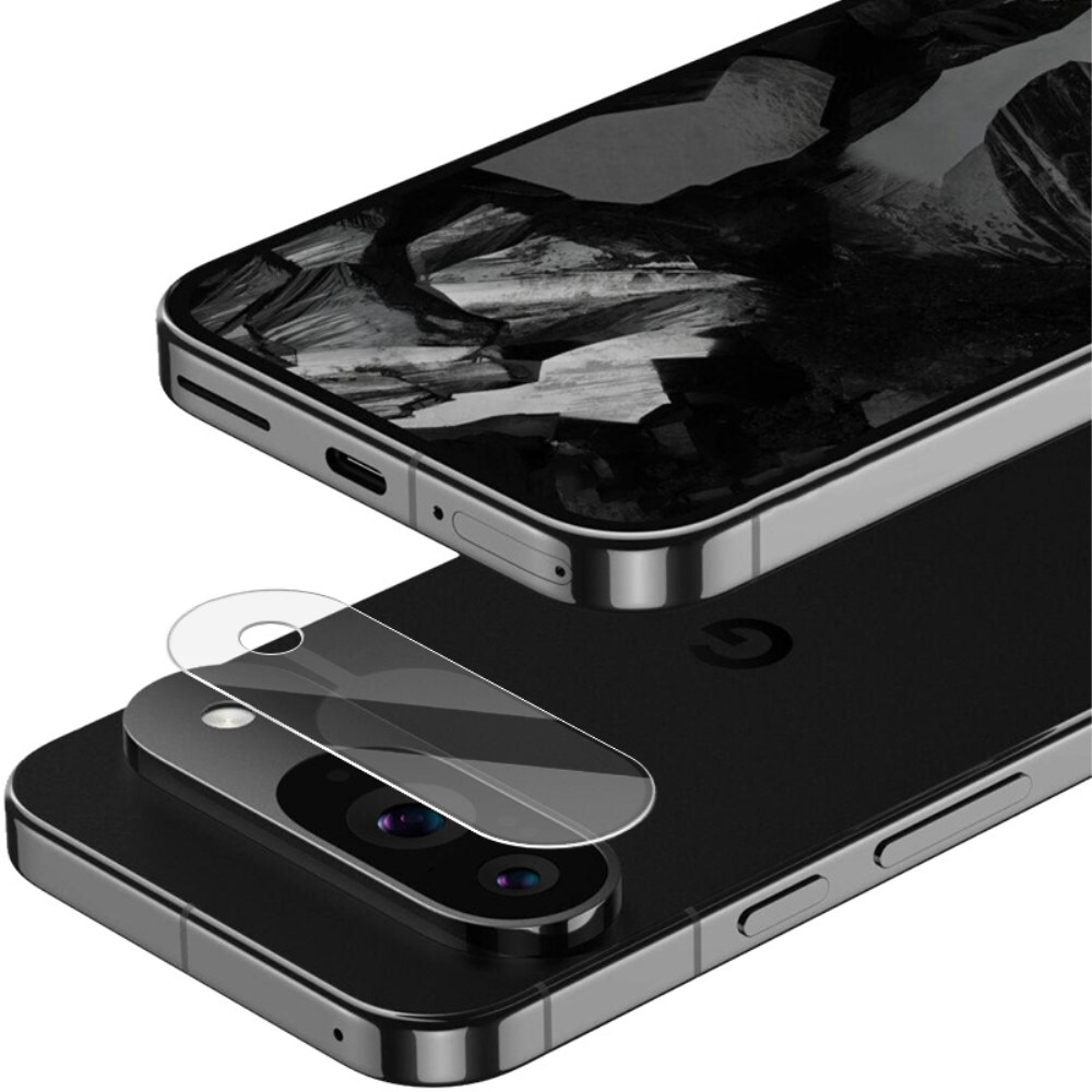 2-pack Härdat Glas Kameraskydd Google Pixel 9 transparent