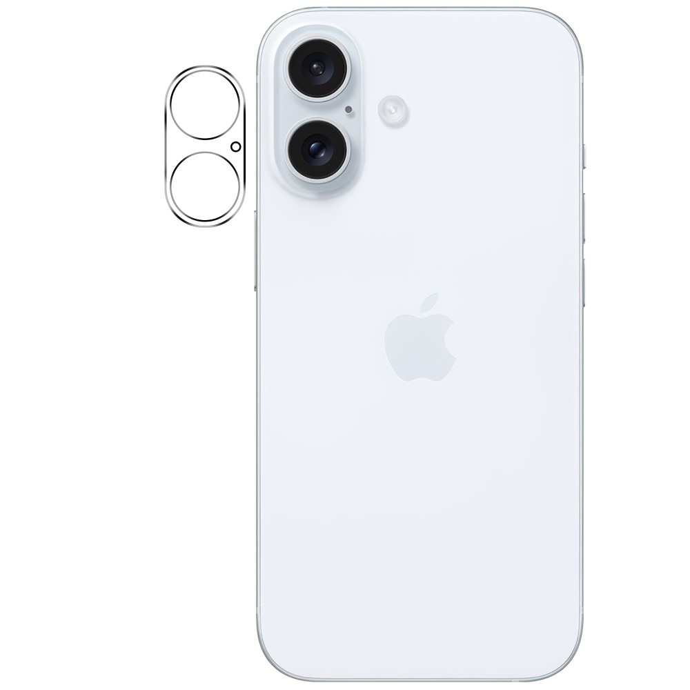 iPhone 16 Plus Kameraskydd och Skärmskydd Härdat Glas