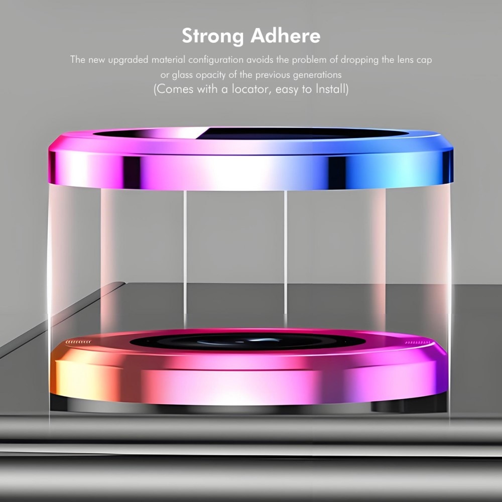 Linsskydd Aluminium + Härdat Glas iPhone SE 2025 svart