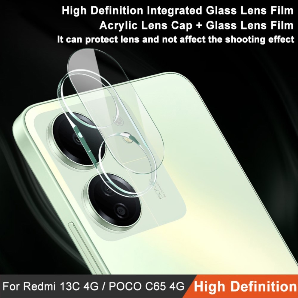 Härdat Glas 0.2mm Linsskydd Xiaomi Redmi 13C transparent