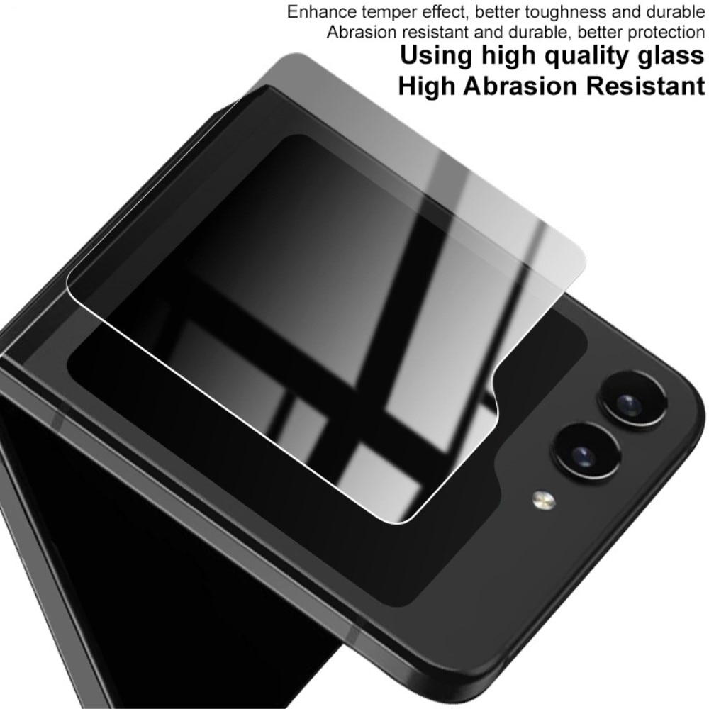 Privacy Härdat Glas Ytterskärmskydd Samsung Galaxy Z Flip 6