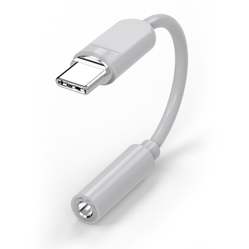 Hörlursadapter USB-C till 3.5mm DAC vit