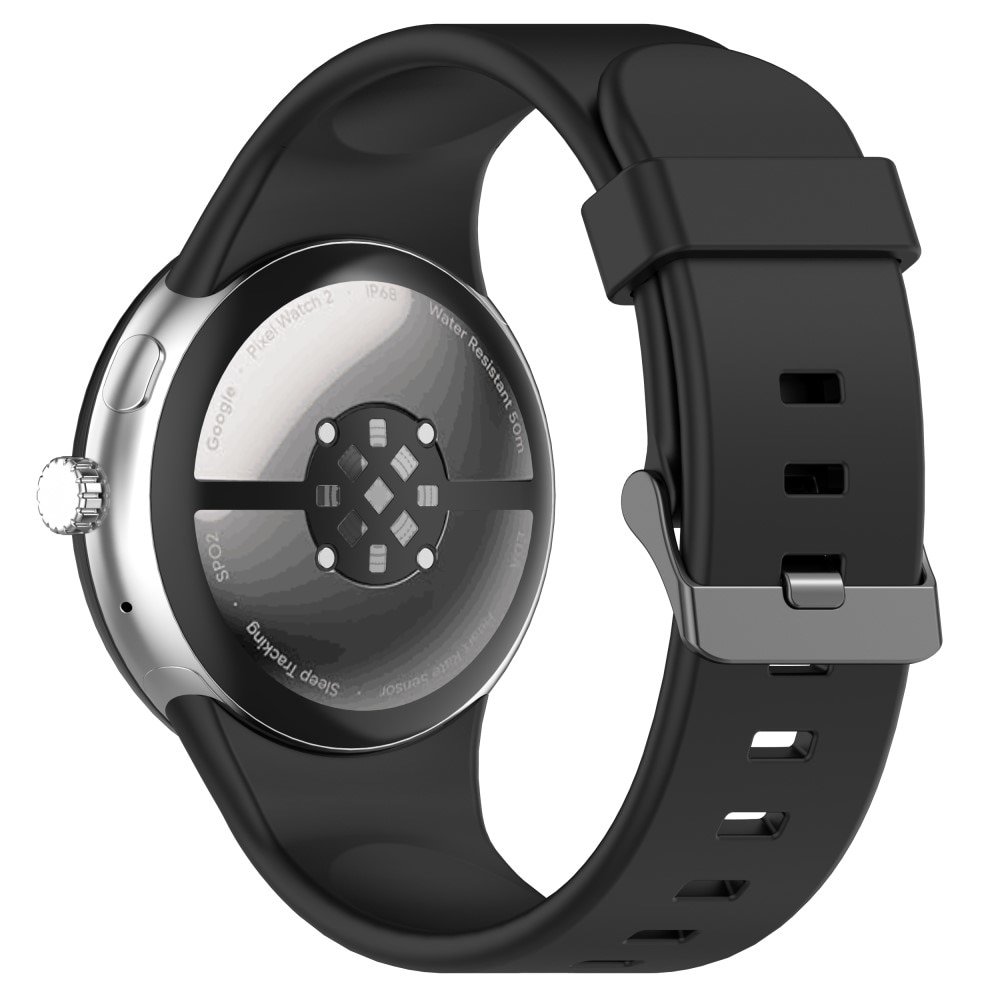 Silikonarmband Google Pixel Watch 3 XL 45mm svart