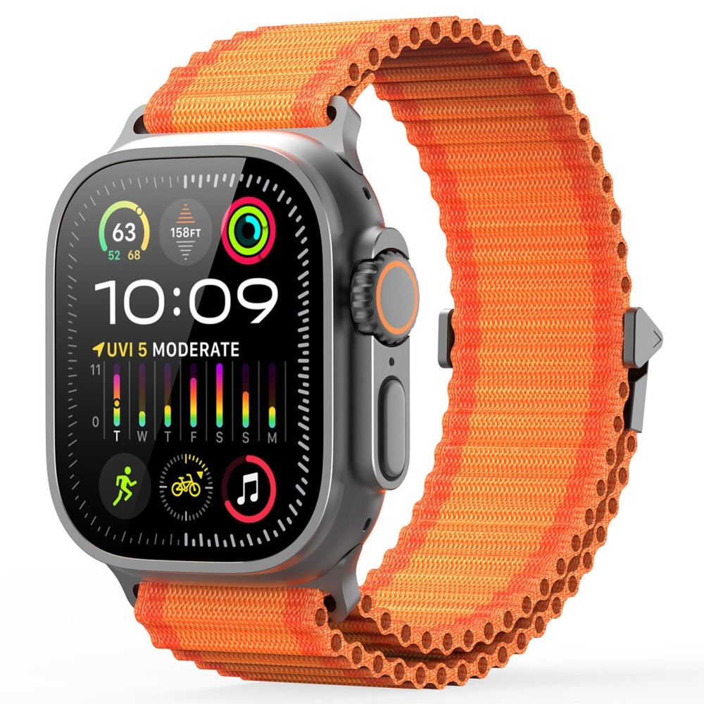 Active Nylon Armband Apple Watch SE 44mm orange