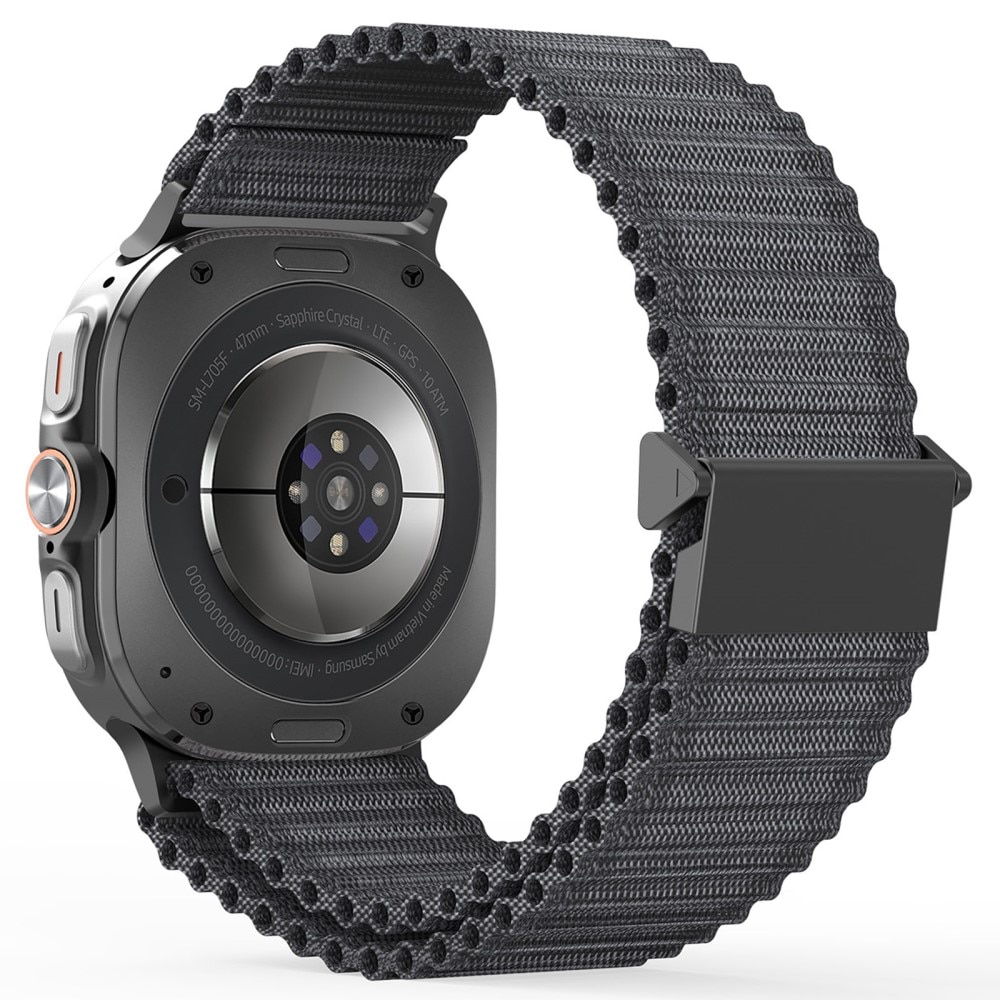 Active Nylon Armband Samsung Galaxy Watch Ultra 47mm grå