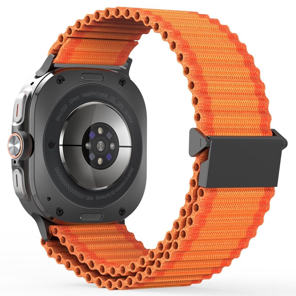 Active Nylon Armband Samsung Galaxy Watch Ultra 47mm Orange