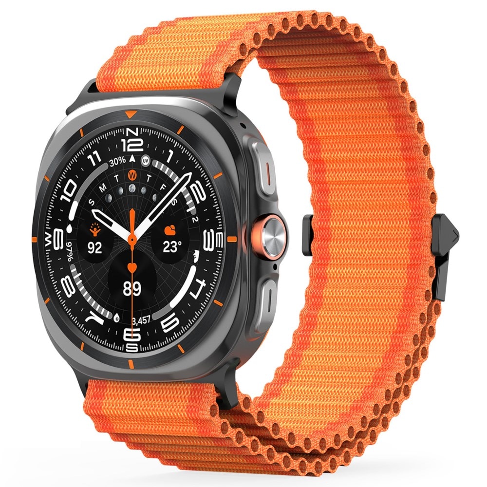 Active Nylon Armband Samsung Galaxy Watch Ultra 47mm Orange