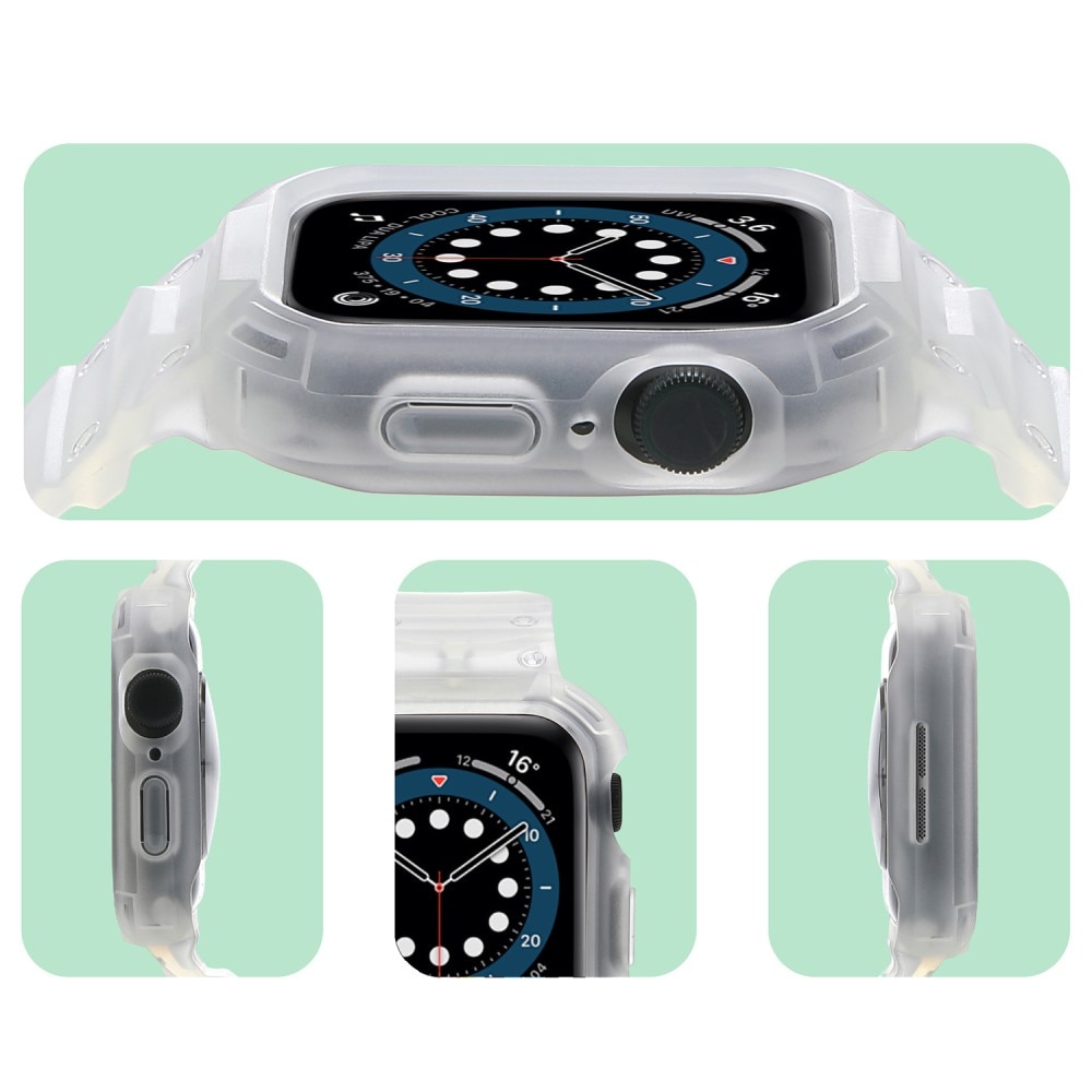 Apple Watch Series 10 46mm Adventure Skal + Armband transparent