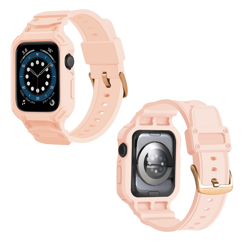 Apple Watch Series 10 42mm Adventure Skal + Armband rosa