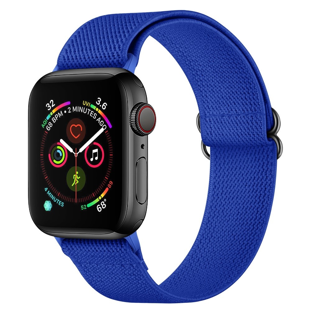 Köp Elastiskt Nylonarmband Apple blå 49mm online Watch Ultra