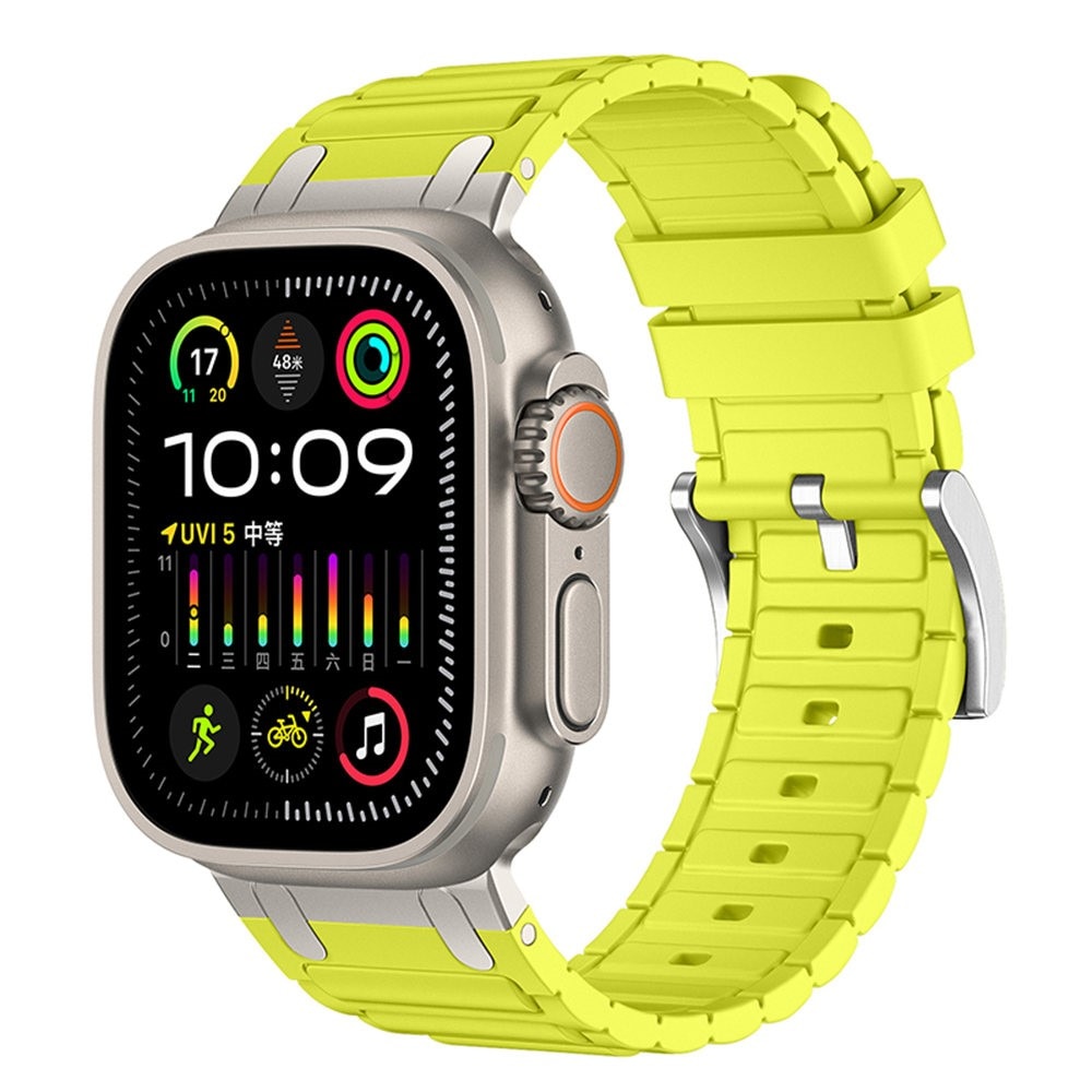 Tough Silicone Strap Apple Watch Ultra 49mm 2nd Gen Gul