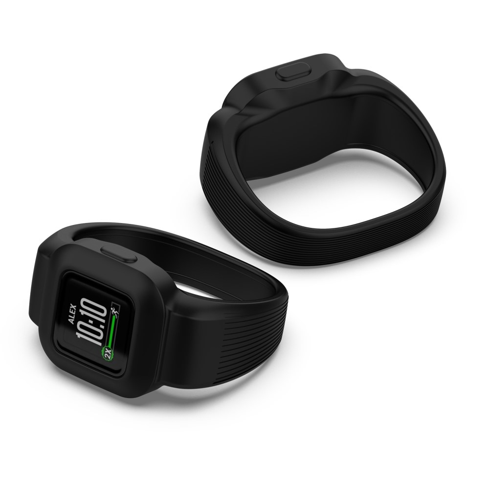 Silikonarmband Garmin Vivofit Jr. 3 svart