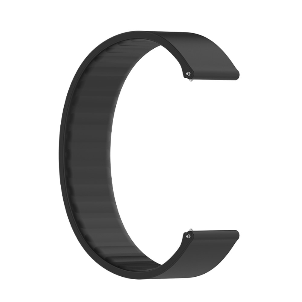Elastiskt silikonarmband Garmin Vivomove Style svart