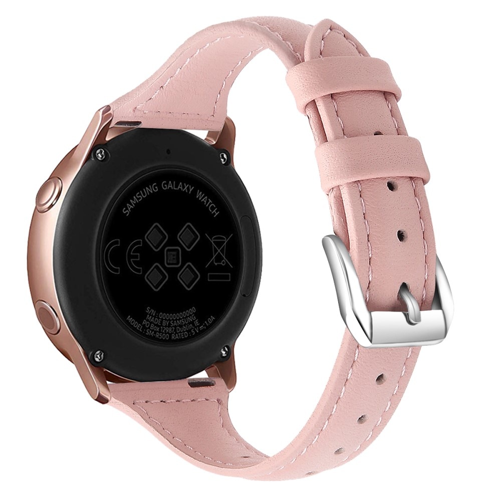 Slim Läderarmband Samsung Galaxy Watch FE rosa