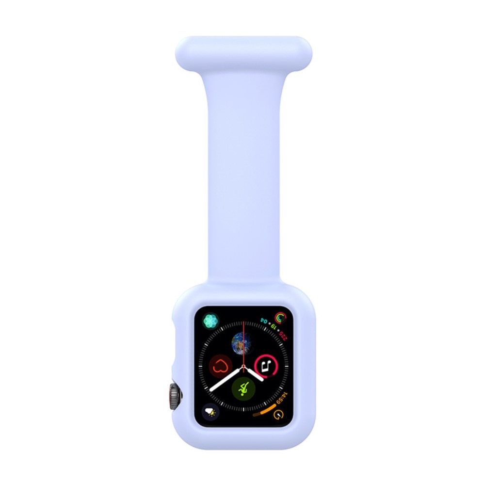 Apple Watch 45mm Series 7 skal sjuksköterskeklocka ljusblå