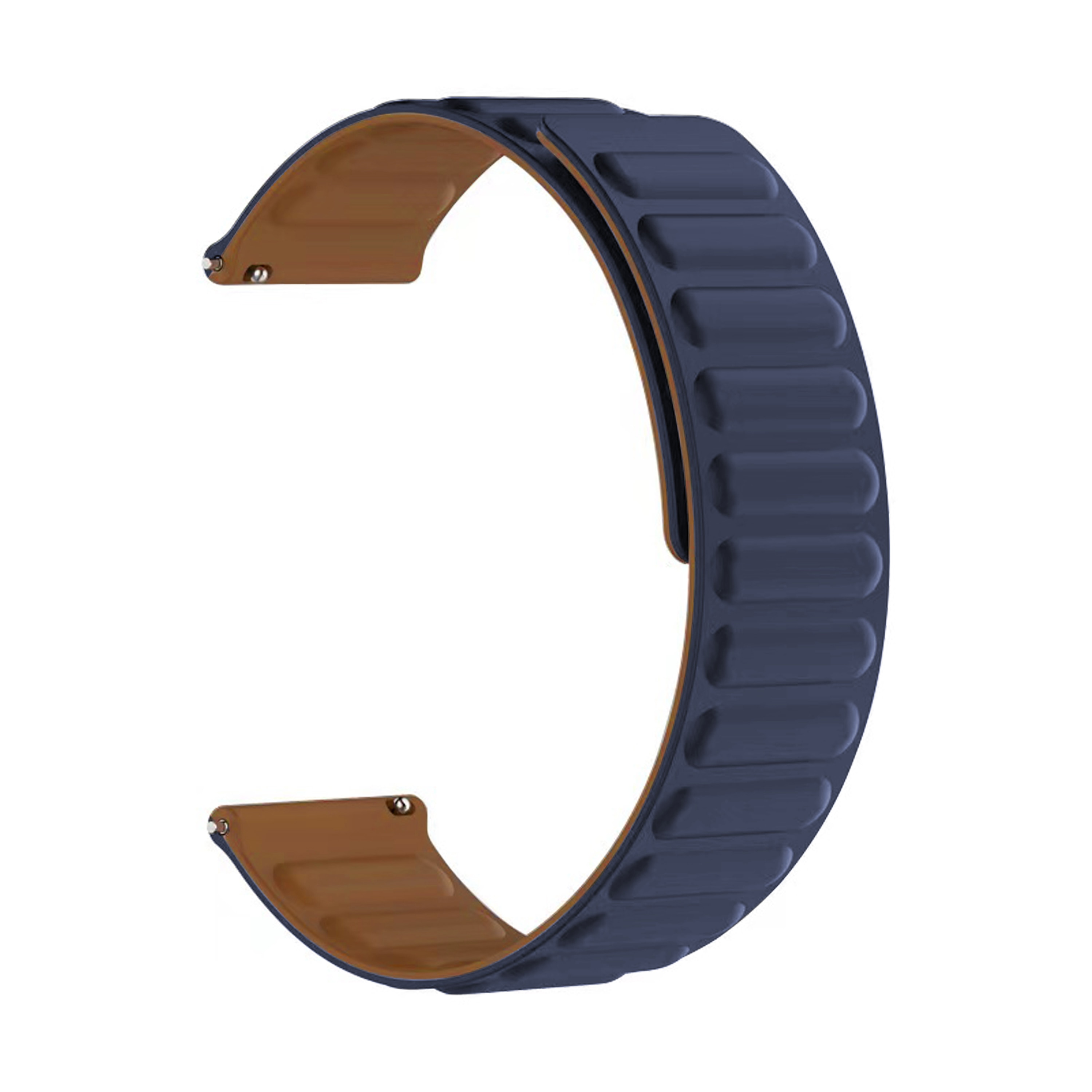 Magnetiskt silikonarmband Samsung Galaxy Watch 7 40mm mörkblå