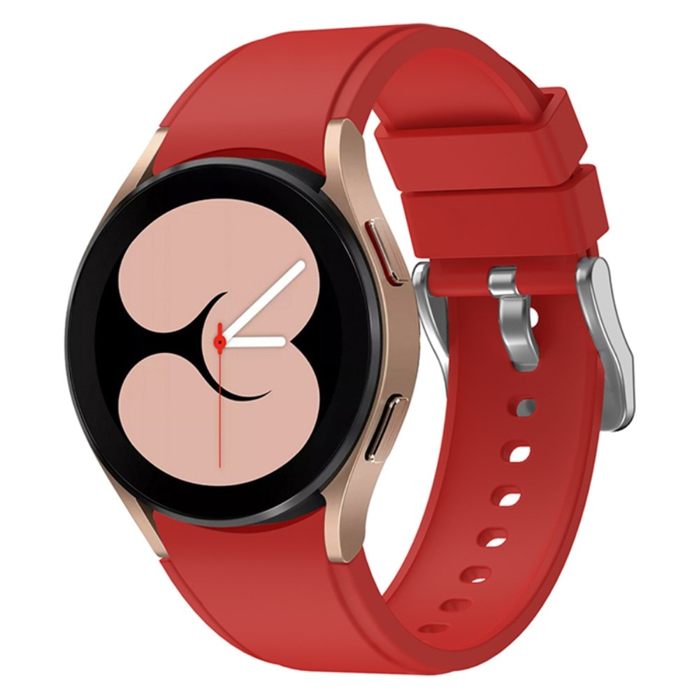 Full Fit Silikonarmband Samsung Galaxy Watch 4 Classic 42mm röd