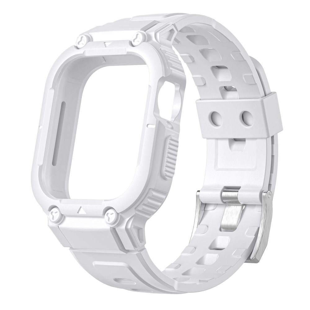 Apple Watch 45mm Series 7 Adventure Skal + Armband vit