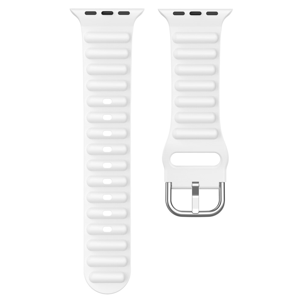 Köp Resistant Apple Watch vit 49mm online Silikonarmband Ultra