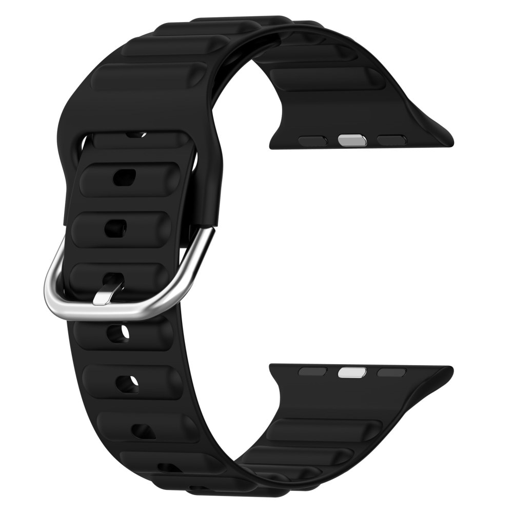 Resistant Silikonarmband Apple Watch SE 40mm svart