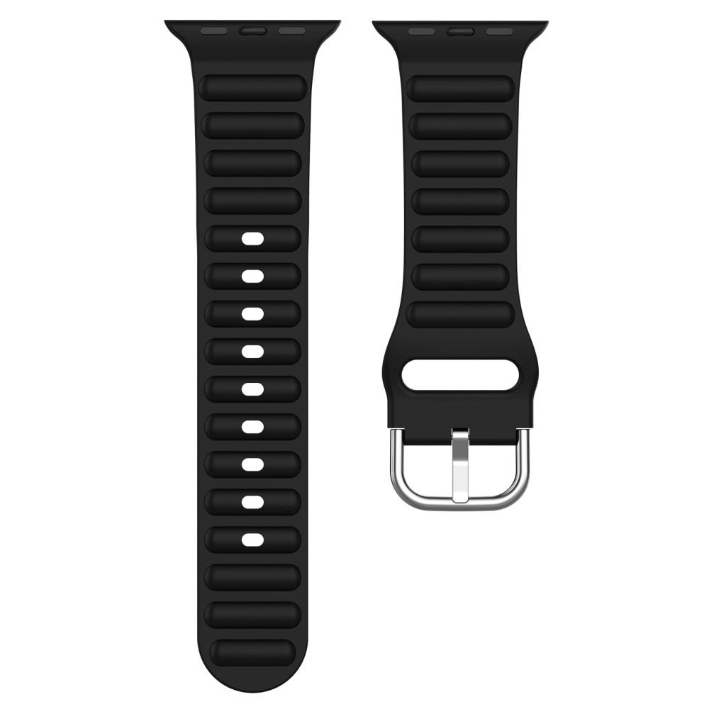 Resistant Silikonarmband Apple Watch SE 40mm svart