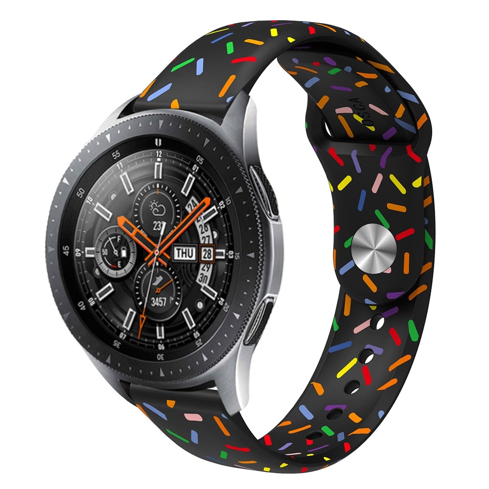 Silikonarmband Mibro Watch A2 svart strössel