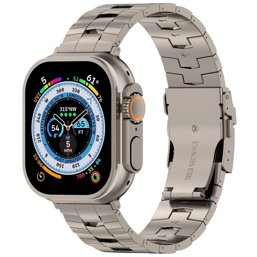 Race Titanarmband Apple Watch 40mm grå