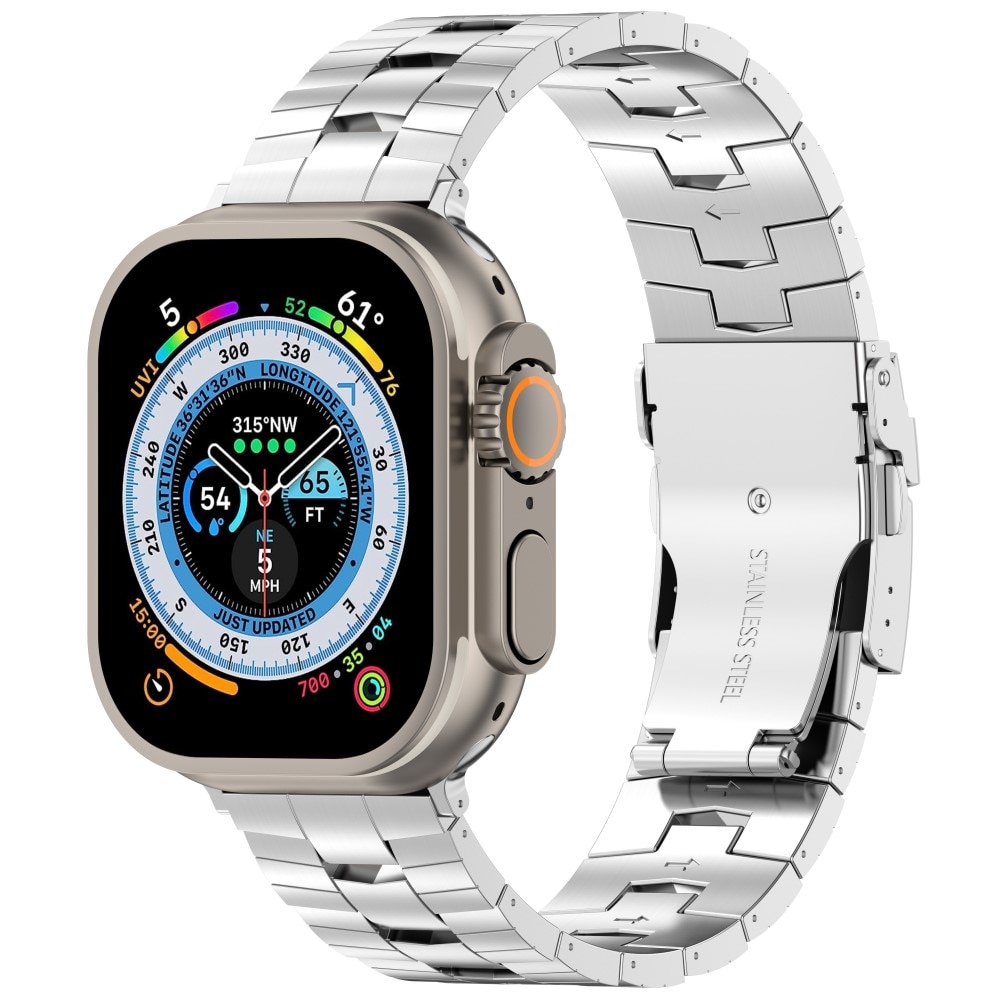 Race Titanarmband Apple Watch Series 10 46mm silver