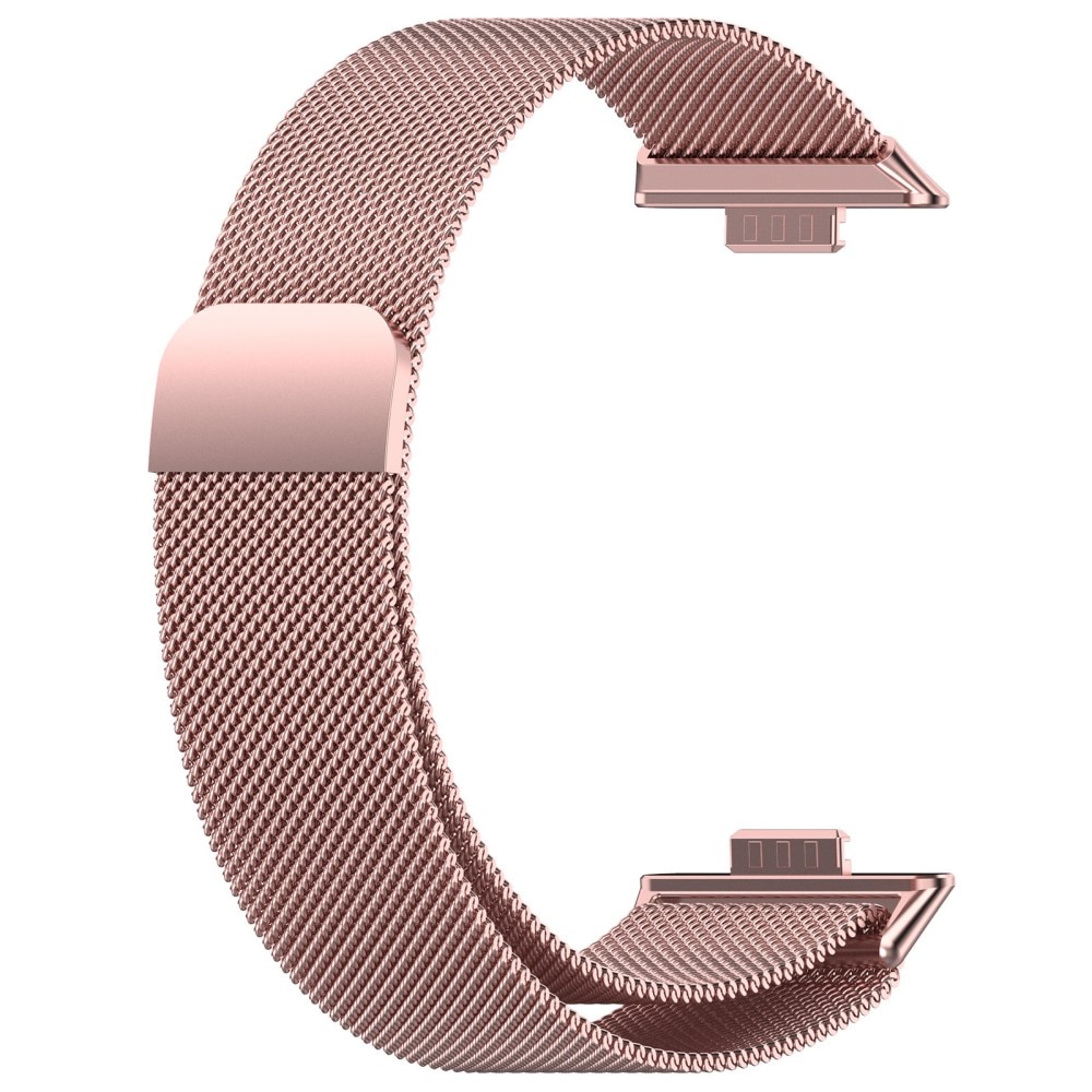 Armband Milanese Huawei Watch Fit 3 rosa guld