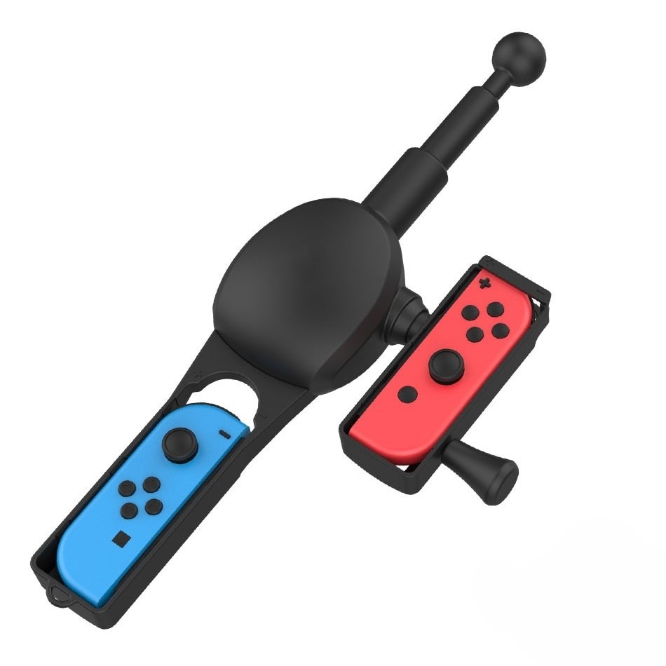 Joy-Con Fiskespö för Nintendo Switch svart