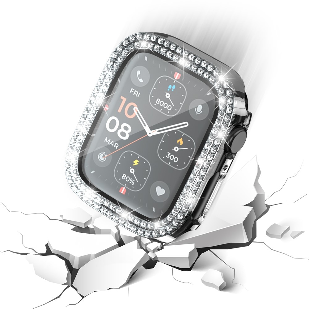 Full Cover Case Rhinestone Apple Watch Series 4-6 44mm transparent