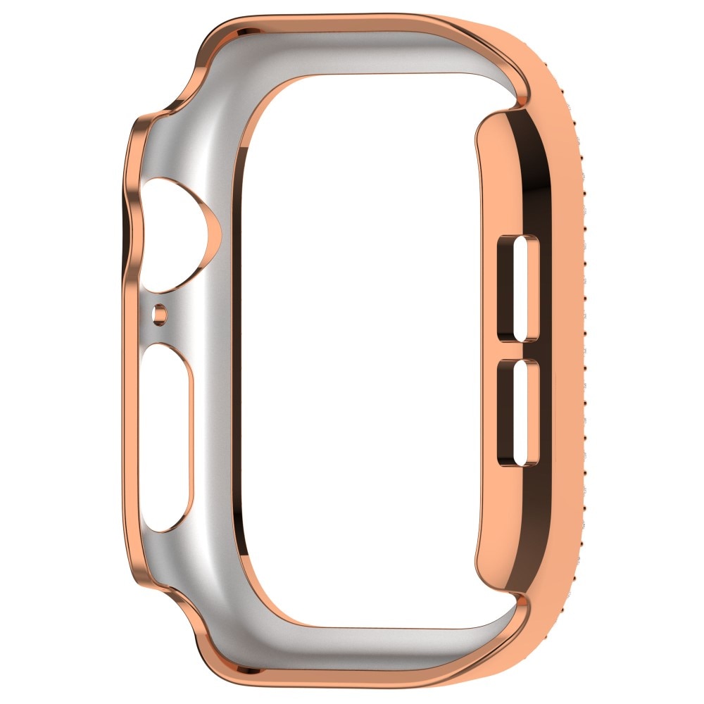 Rhinestone Skal Apple Watch Series 10 42mm roséguld