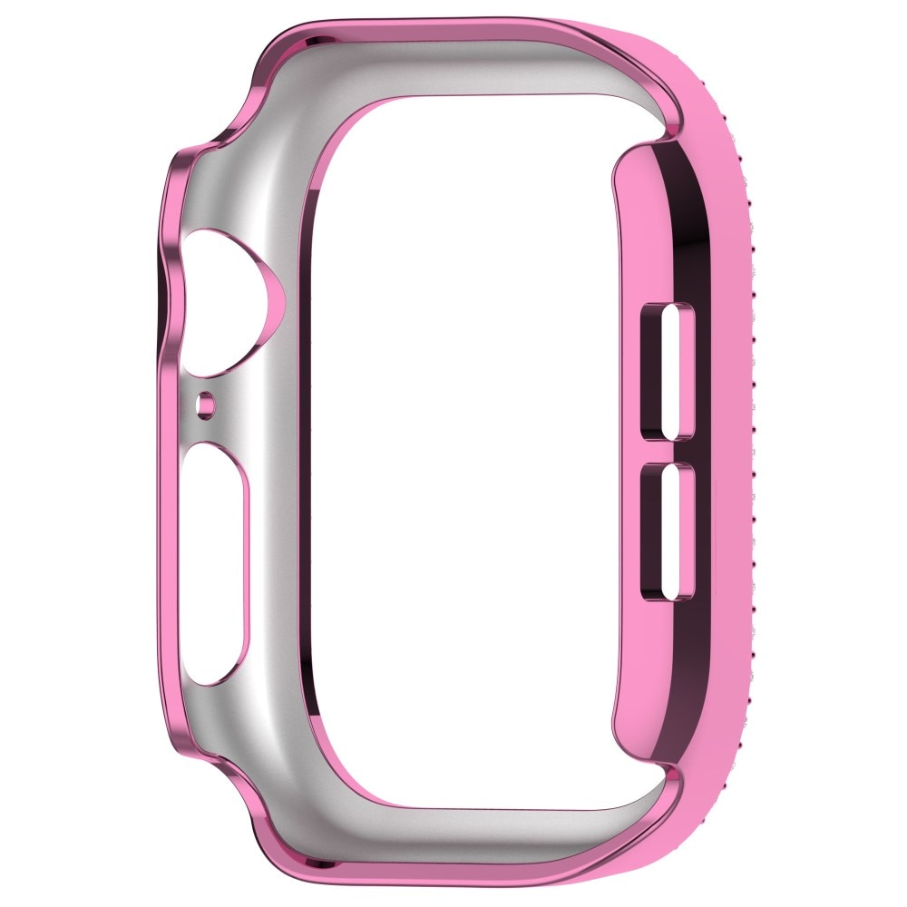 Rhinestone Skal Apple Watch Series 10 42mm rosa